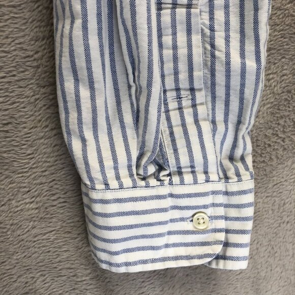 Polo Ralph Lauren Men's Shirt XXL Custom Fit Long Sleeve Pinstriped Button Down - Picture 11 of 14